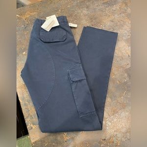 Brunello Cucinelli Blue Cargo Pants - NWT size 50 EUR